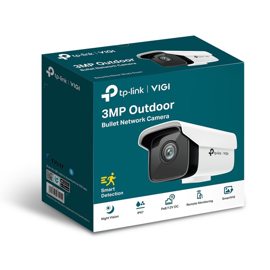 Tp-Link VIGI C300HP VIGI 3MP Outdoor Bullet Network Camera (4mm Lens) Price in Dubai, UAE - Image 3