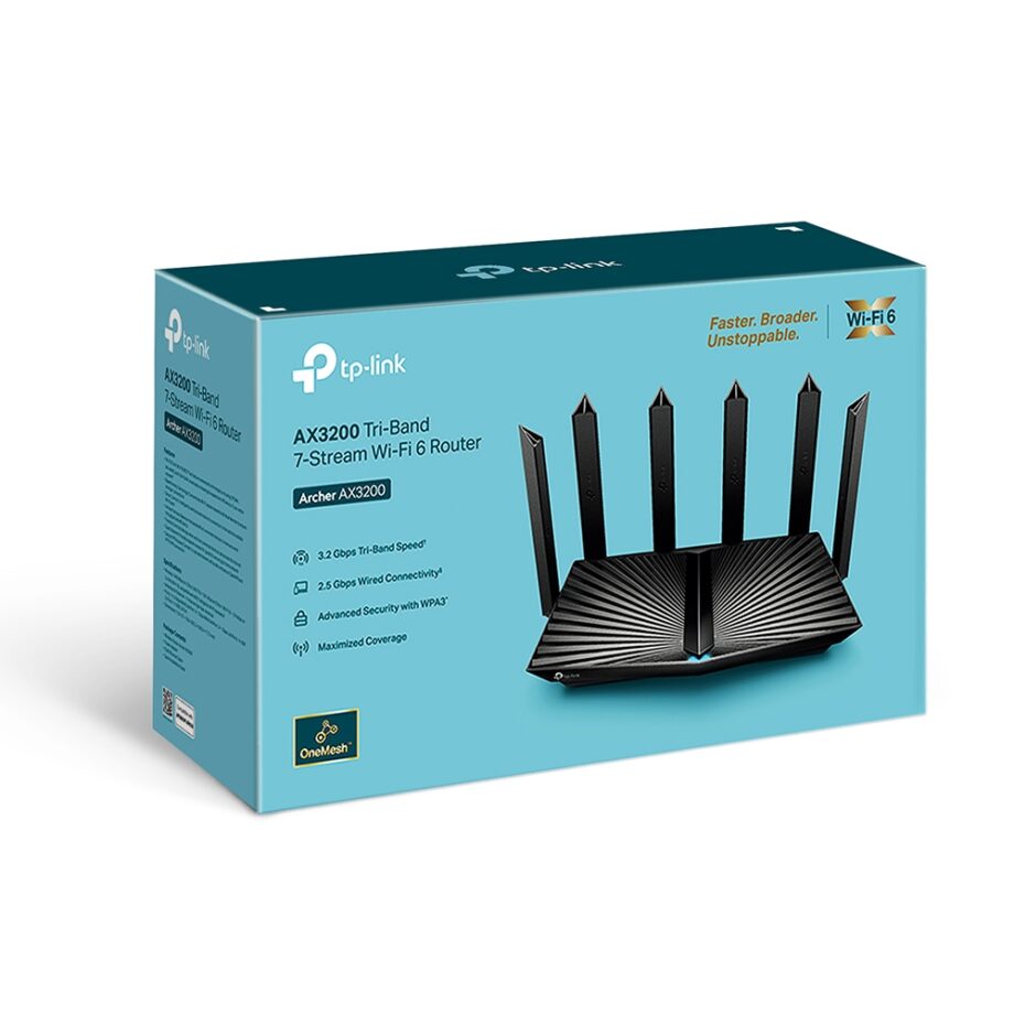 Tp-Link Archer AX3200 Tri-Band Wi-Fi 6 Router Price in Dubai, UAE - Image 2
