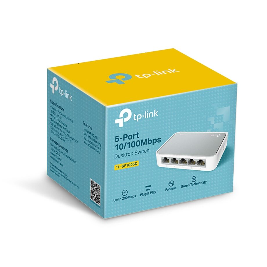 Tp-Link TL-SF1005D 5-Port 10/100Mbps Desktop Switch Price in Dubai, UAE - Image 3