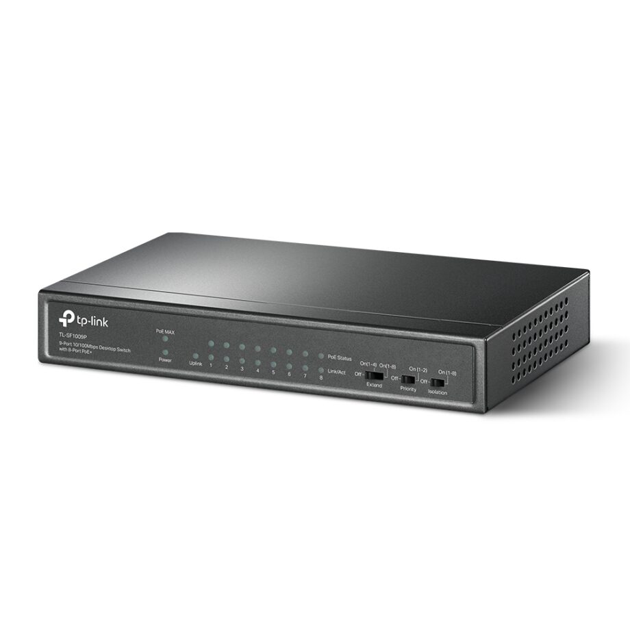 Tp-Link TL-SF1009P 9 Port 10/100Mbps Desktop Switch Price in Dubai, UAE - Image 2