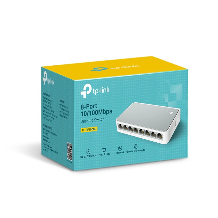 Tp-Link TL-SF1008D 8-Port 10/100Mbps Desktop Switch Price in Dubai, UAE - Image 3