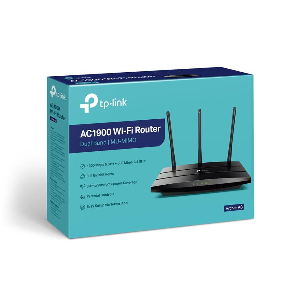 Tp-Link Archer A8 AC1900 Wireless MU-MIMO WiFi Router Price in Dubai, UAE - Image 3