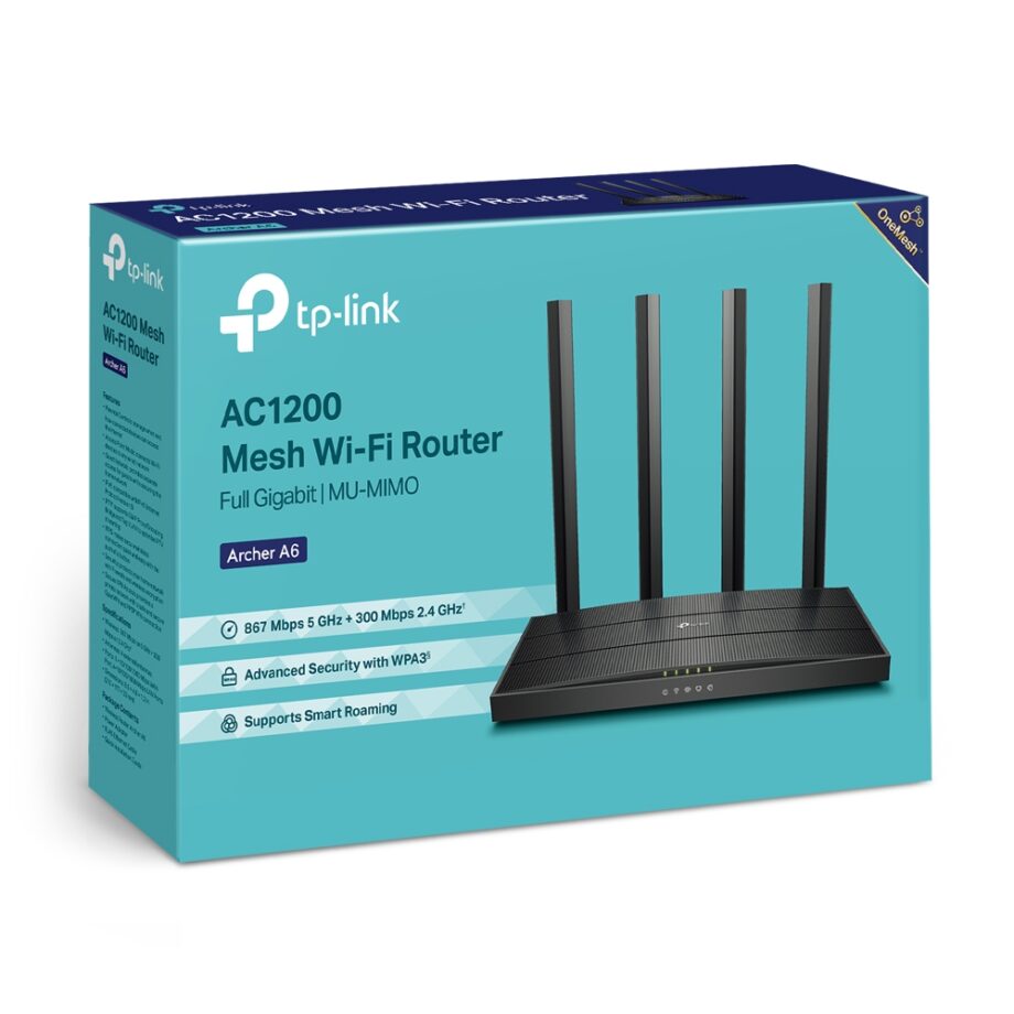 Tp-Link Archer A6 Wireless MU-MIMO Gigabit Router Price in Dubai, UAE - Image 3