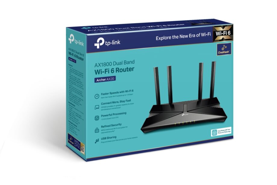 Tp-Link Archer AX20 AX1800 Dual-Band Wi-Fi 6 Router Price in Dubai, UAE - Image 3