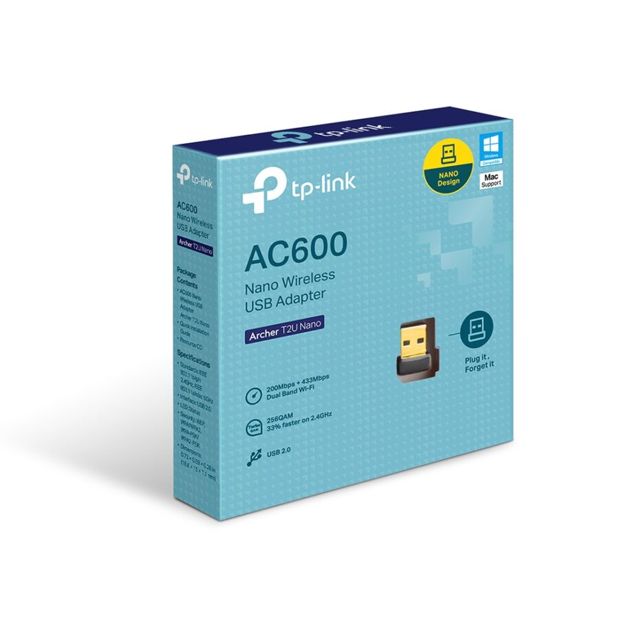 Tp-Link Archer T2U Nano AC600 Nano Wireless USB Adapter Price in Dubai, UAE - Image 3