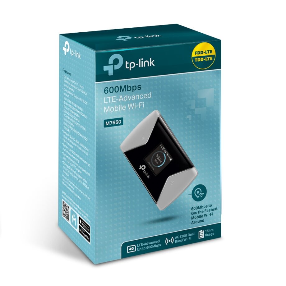 Tp-Link M7650 600Mbps LTE-Advanced Mobile Wi-Fi Price in Dubai, UAE - Image 3