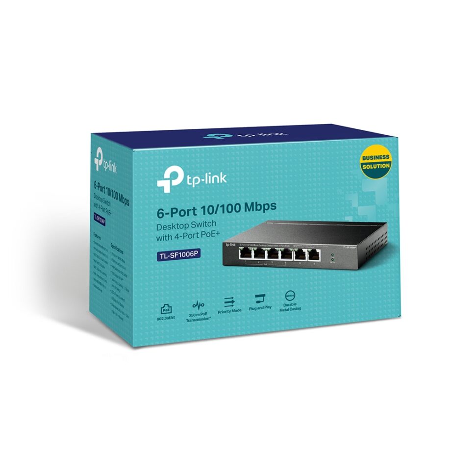 Tp-Link TL-SF1006P 6-Port 10/100Mbps Desktop Switch Prices in Dubai, UAE - Image 3