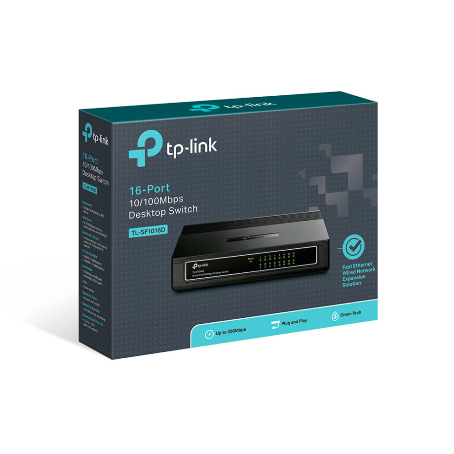 Tp-Link TL-SF1016D16-Port 10/100Mbps Desktop Switch Price in Dubai, UAE - Image 4