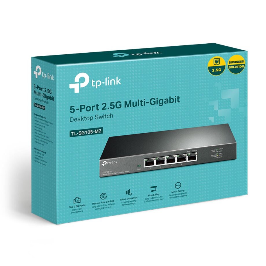 Tp-Link TL-SG105-M2 5 Port 2.5G Desktop Switch Price in Dubai, UAE - Image 4