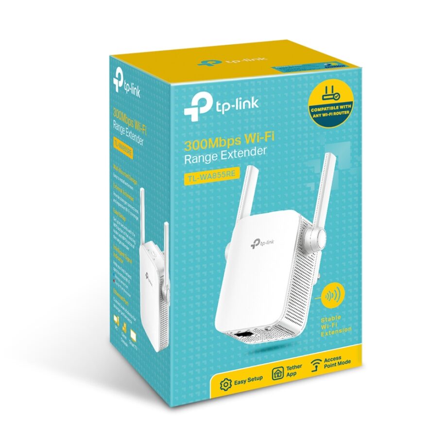 Tp-Link TL-WA855RE 300Mbps Wi-Fi Range Extender Price in Dubai, UAE - Image 3