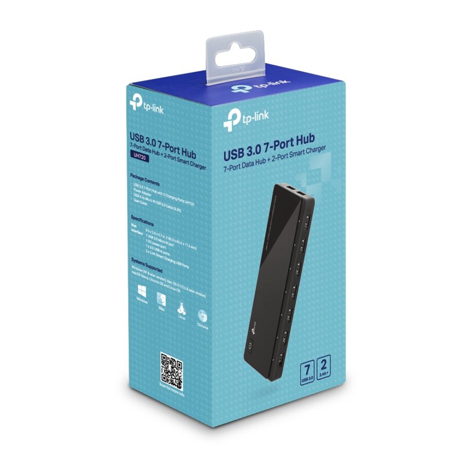 Tp-Link UH720 USB 3.0 7-Port Hub Price in Dubai, UAE - Image 3