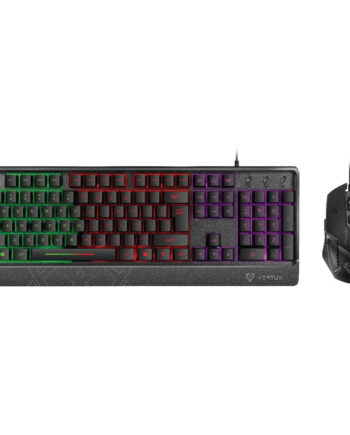 Vertux Orion Backlit Ergonomic Wired Gaming Keyboard & Mouse Price in Dubai, UAE