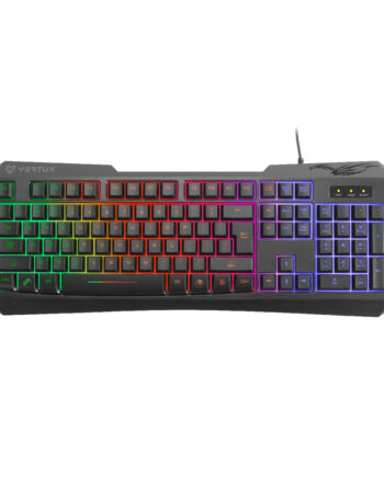 Vertux Radiance Ergonomic Backlit Wired Gaming Keyboard Price in Dubai, UAE