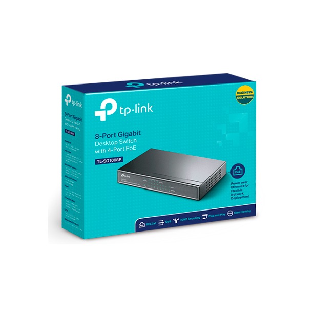 Tp-Link TL-SG1008P 8-Port Gigabit Desktop Switch Price in Dubai, UAE - Image 3