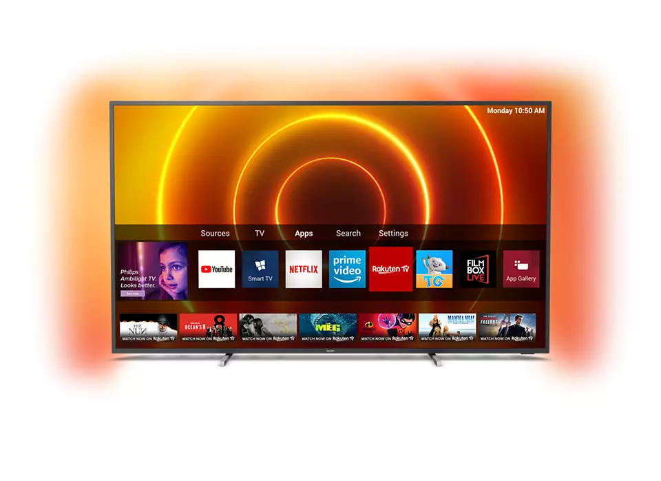 Philips 4K 50'' UHD LED Android TV Price in Dubai, UAE - Image 2