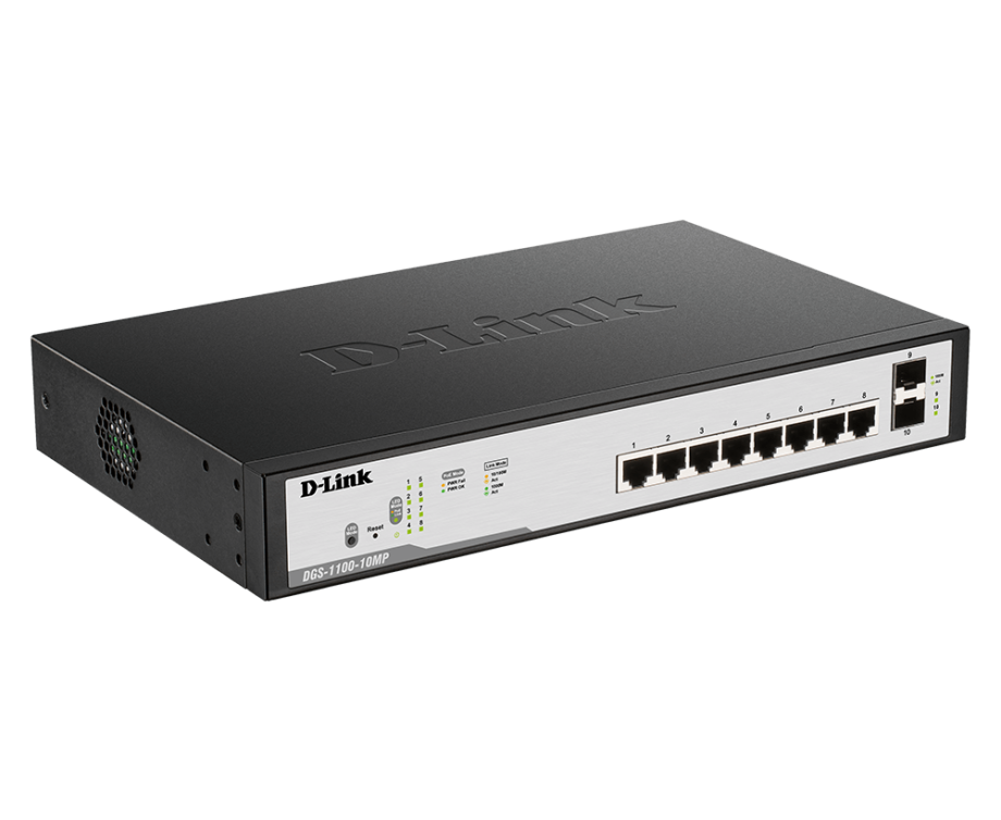 D-Link 10-Port Gigabit PoE Smart Managed Switch Price in Dubai, UAE - Image 2
