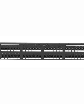 Panduit NetKey 48 Port CAT6A Punch down Flat Patch Panel in Black Price in Dubai, UAE