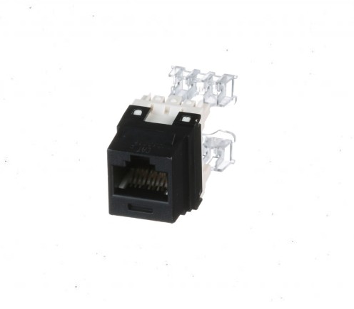 Panduit Netkey CAT6 8 Wire Punch down Jack Module Black Price in Dubai, UAE