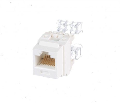Panduit Netkey CAT6 8 Wire Punch down Jack Module White Price in Dubai, UAE