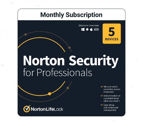 Norton Security for Professionals 2022 Antivirus software 5 Device Price in Dubai, UAE