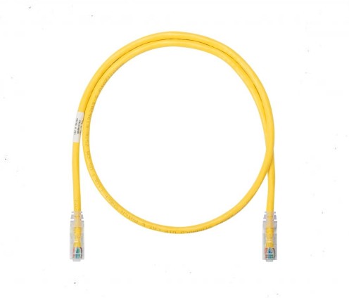 Panduit Netkey CAT6 UTP Patch Cord 1Mtr Yellow Color Price in Dubai, UAE