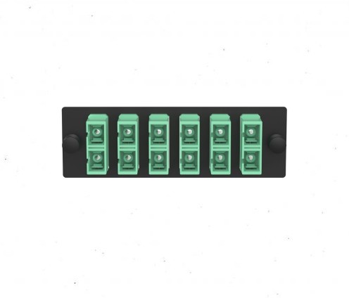 Panduit SC APC Fiber Adapter Panel Duplex Single Mode Green Color Price in Dubai, UAE