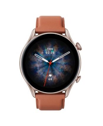 Amazfit A2040 GTR 3 Pro Smart Watch Brown Leather Smart Watch Price in Dubai, UAE