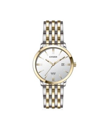 Citizen Classic Silver/Gold Stainless Steel Analog Watch for Men Price in Dubai, UAE
