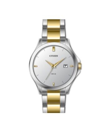 Citizen Classic Silver/Gold Stainless Steel Analog Watch for Men Price in Dubai, UAE