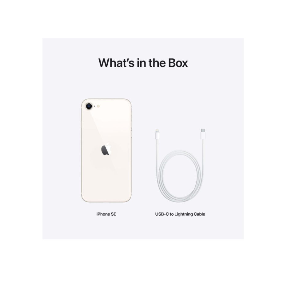 Apple iPhone SE 64GB Starlight Price in Dubai, UAE - Image 3